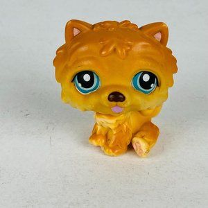 Littlest Pet Shop LPS Orange Brown Chow Chow Puppy Dog Pretend Play Toy 2005